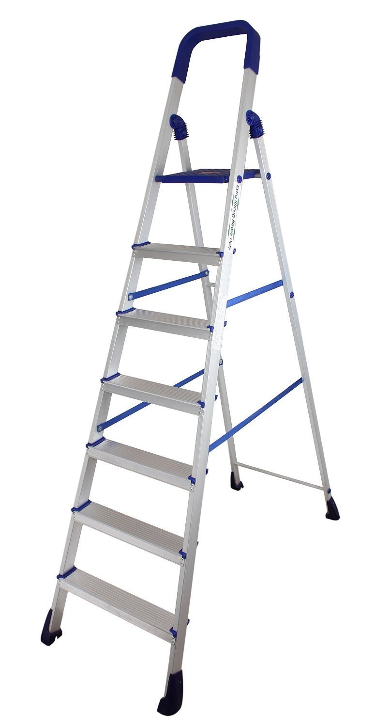 Parasnath 7-Step Aluminium Folding Ladder 7.3 Ft 