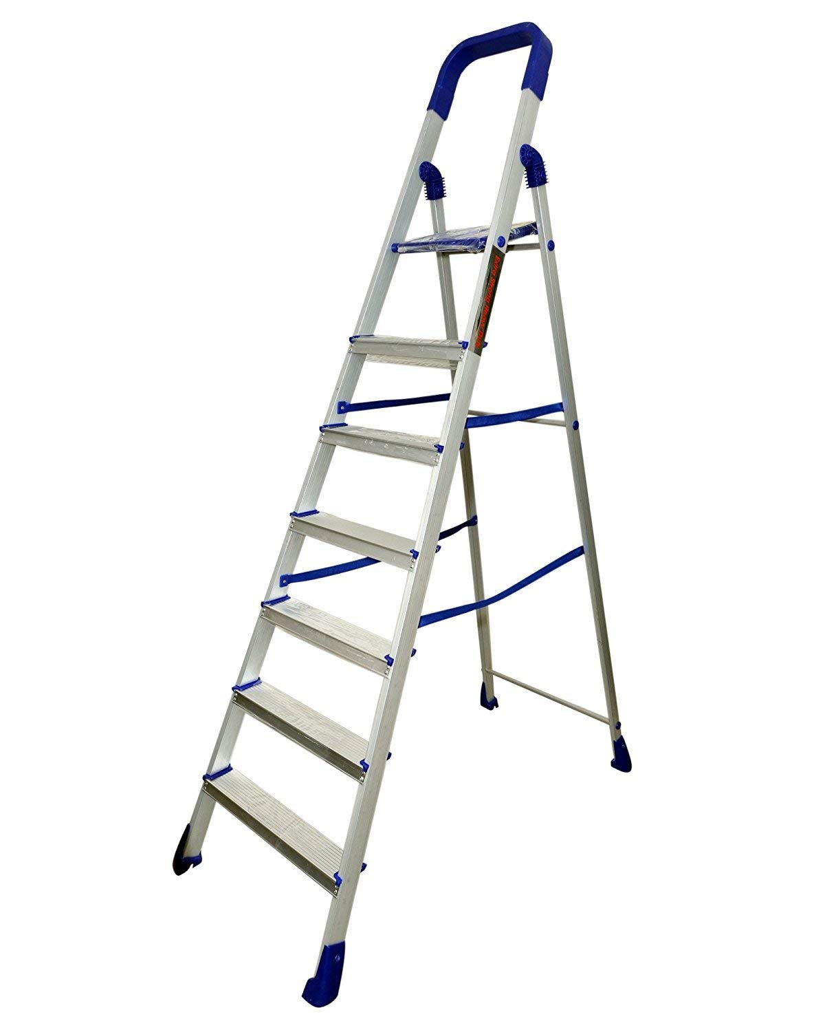 Parasnath 7-Step Aluminium Folding Ladder 7.3 Ft 