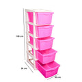 Parasnath Boxo 5 Layer Purple Drawer – Multi-purpose storage with wheels