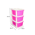 Parasnath Boxo 3 Layer Purple Drawer – Multi-purpose storage with wheels