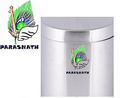 Parasnath Stainless Steel Plain Pedal Dustbin With Plastic Bucket (8''X13''- 7 Liter) - PARASNATH