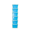 Parasnath Boxo 6 Layer Blue Drawer – Multi-purpose storage with wheels