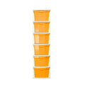 Parasnath Boxo 6 Layer Yellow Drawer – Multi-purpose storage with wheels