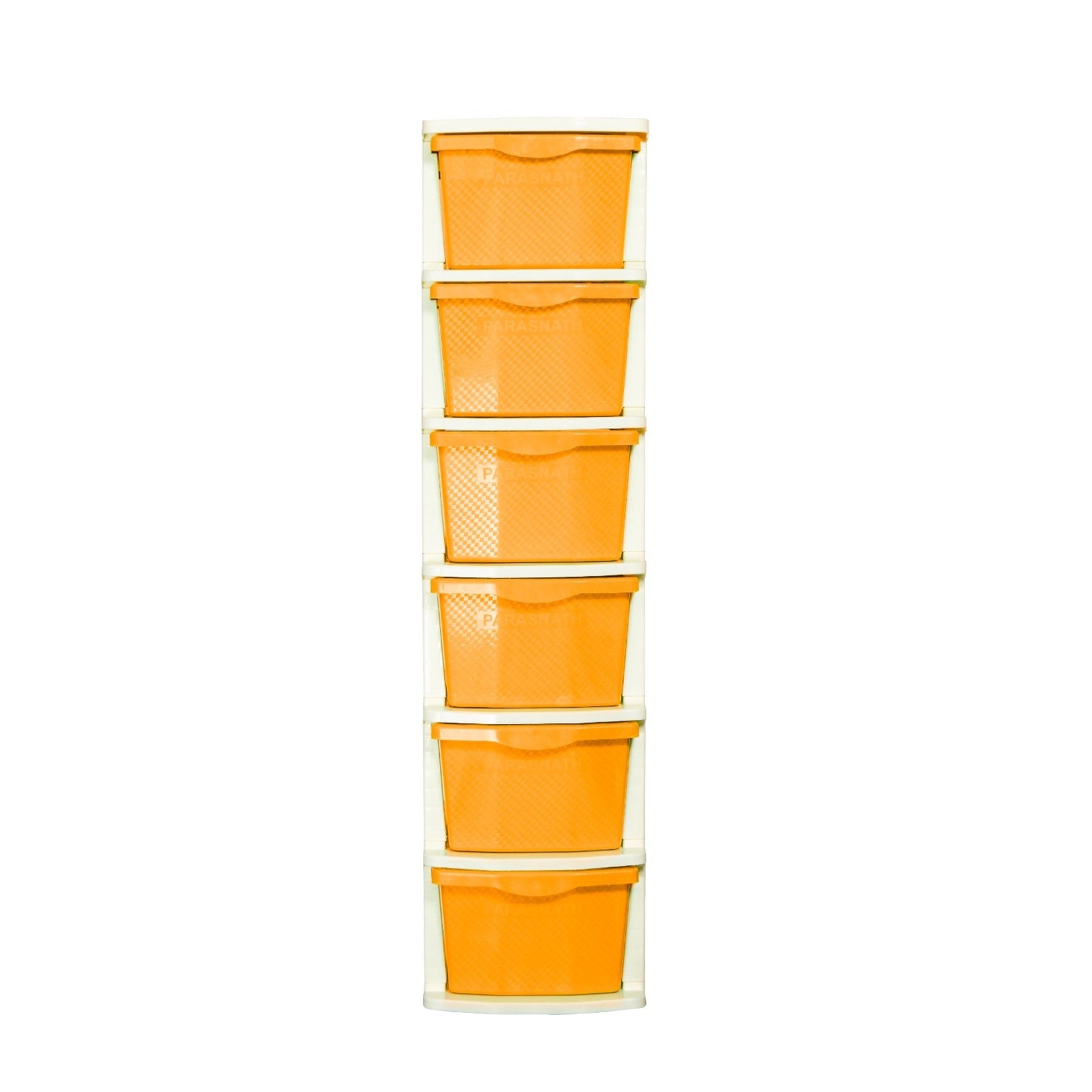 Parasnath Boxo 6 Layer Yellow Drawer – Multi-purpose storage with wheels