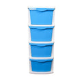 Parasnath Boxo 4 Layer Blue  Drawer – Multi-purpose storage with wheels