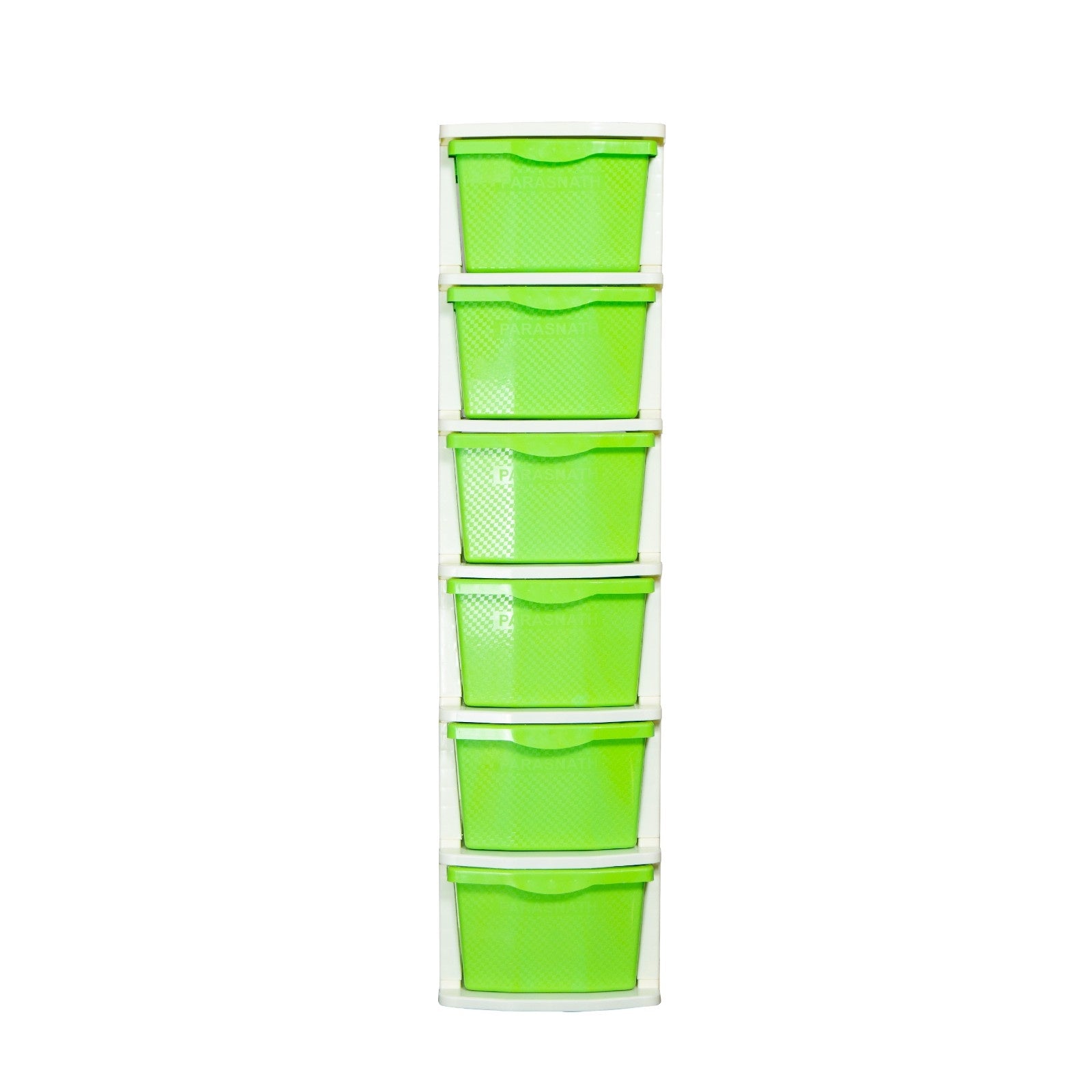 Parasnath Boxo 6 Layer Green Drawer – Multi-purpose storage with wheels