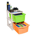 PARASNATH Boxo 2 Layer Multicolor Drawer with Wheels
