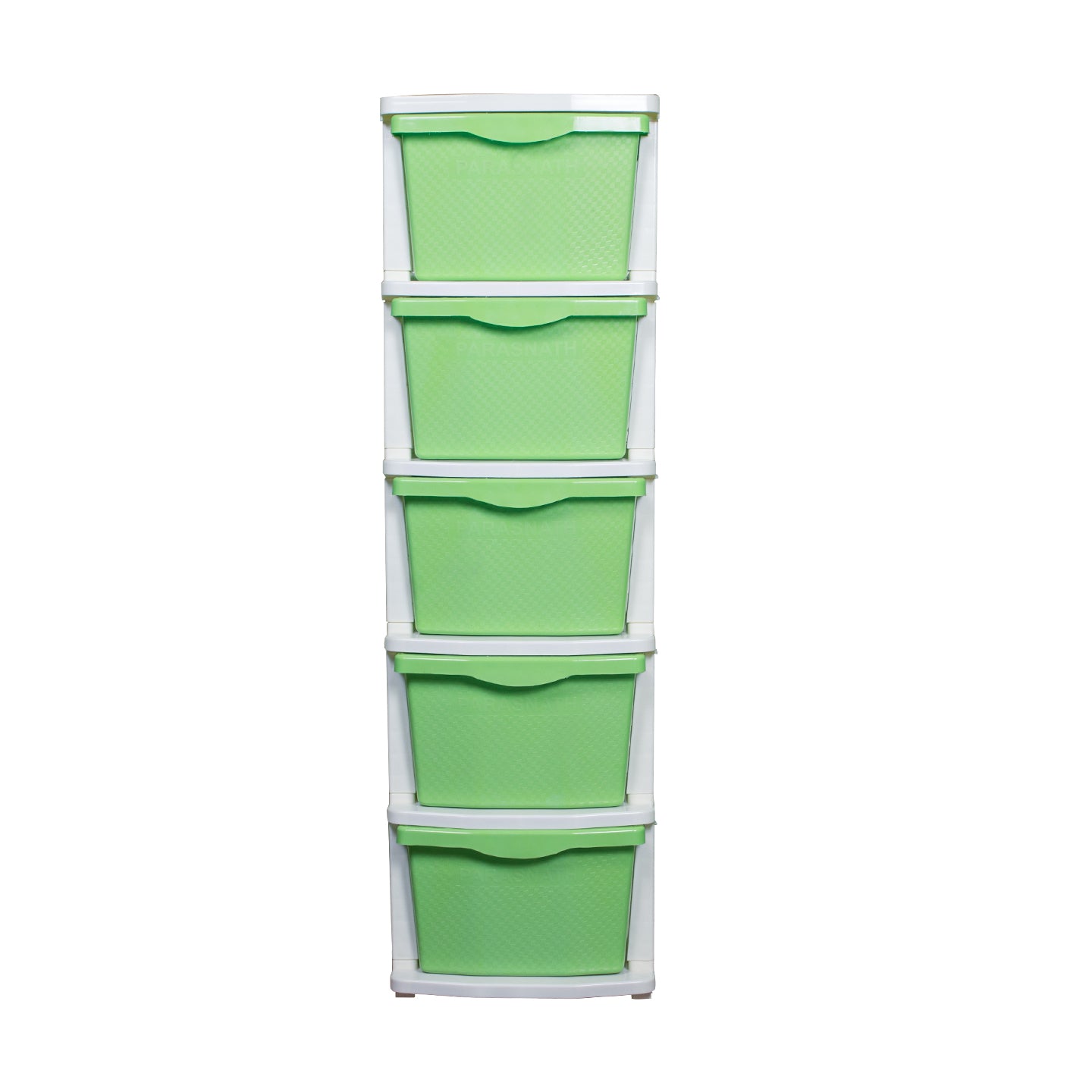 Parasnath Boxo 5 Layer Green Drawer – Multi-purpose storage with wheels