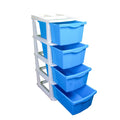 Parasnath Boxo 4 Layer Blue  Drawer – Multi-purpose storage with wheels