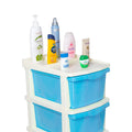 Parasnath Boxo 6 Layer Blue Drawer – Multi-purpose storage with wheels