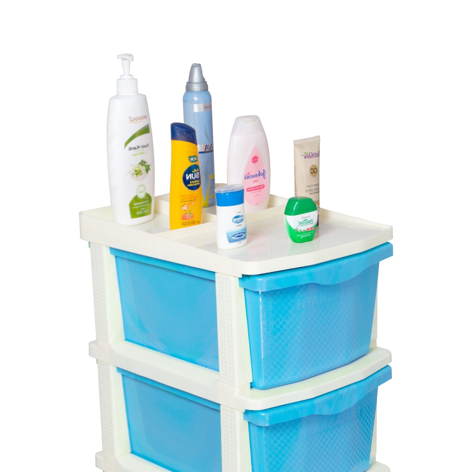 Parasnath Boxo 6 Layer Blue Drawer – Multi-purpose storage with wheels