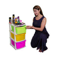 PARASNATH Boxo 3 Layer Multicolour Drawer with Wheels