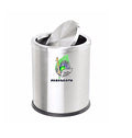 Parasnath Stainless Steel Swing Dustbin, Swing Garbage Bin 18 Litre 10