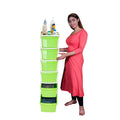 Parasnath Boxo 6 Layer Green Drawer – Multi-purpose storage with wheels