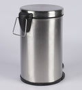 Parasnath Stainless Steel Plain Pedal Dustbin With Plastic Bucket (12''X20''- 20 Liter) - PARASNATH