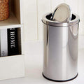 Parasnath Stainless Steel Swing Dustbin, Swing Garbage Bin 18 Litre 10