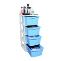 Parasnath Boxo 4 Layer Blue  Drawer – Multi-purpose storage with wheels