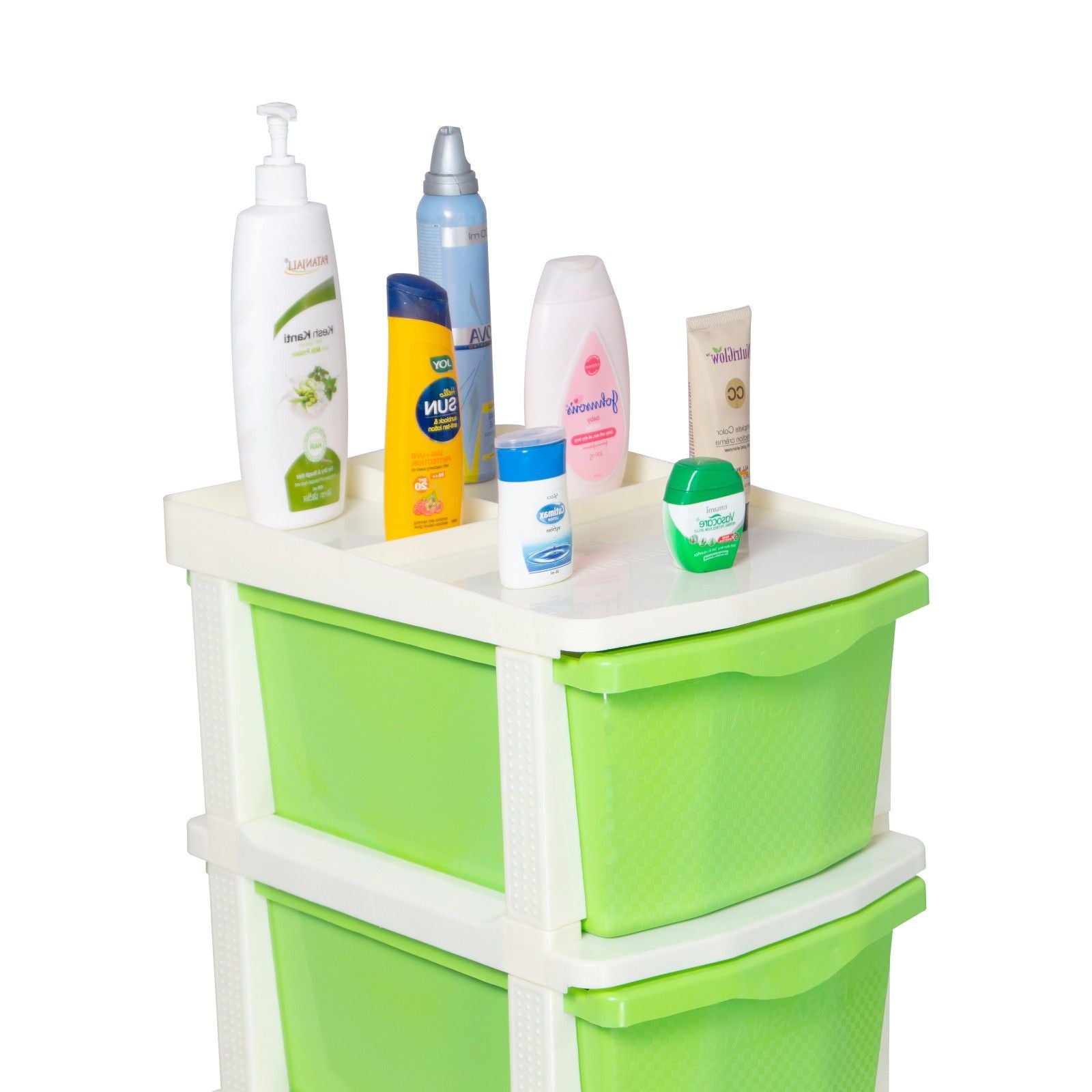 Parasnath Boxo 6 Layer Green Drawer – Multi-purpose storage with wheels