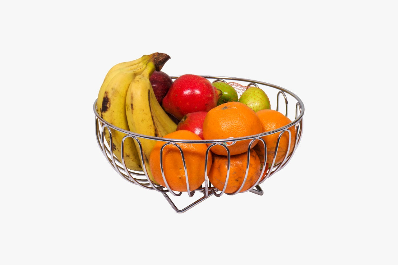 Parasnath Heavy Stainless Steel Vegetable and Fruit Bowl Basket 