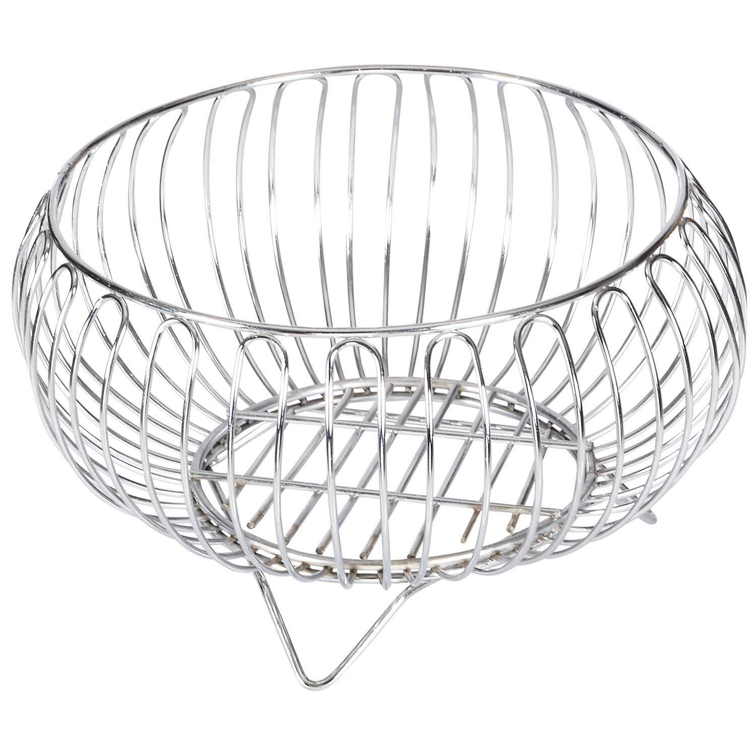 Parasnath Heavy Stainless Steel Vegetable and Fruit Bowl Basket 