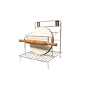 Parasnath Wire Stainless Steel Rolling Pin Holder 4 in 1 Chakla Belan Stand
