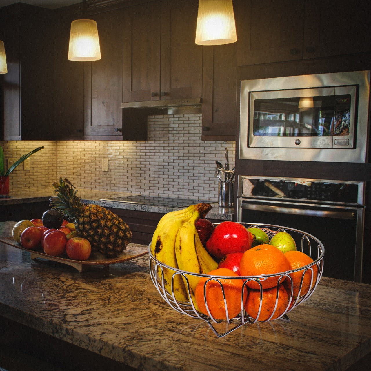 Parasnath Heavy Stainless Steel Vegetable and Fruit Bowl Basket 
