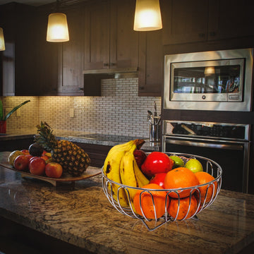 Parasnath Heavy Stainless Steel Vegetable and Fruit Bowl Basket 