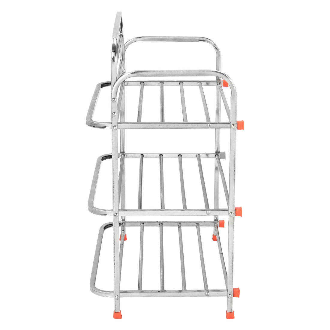 Parasnath 3 Layer Stainless Steel Shoes Stand Rack 