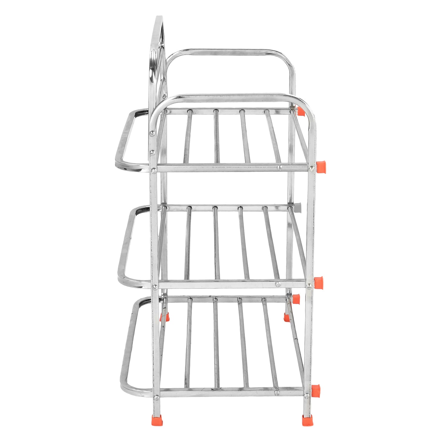 Parasnath 3 Layer Stainless Steel Shoes Stand Rack 
