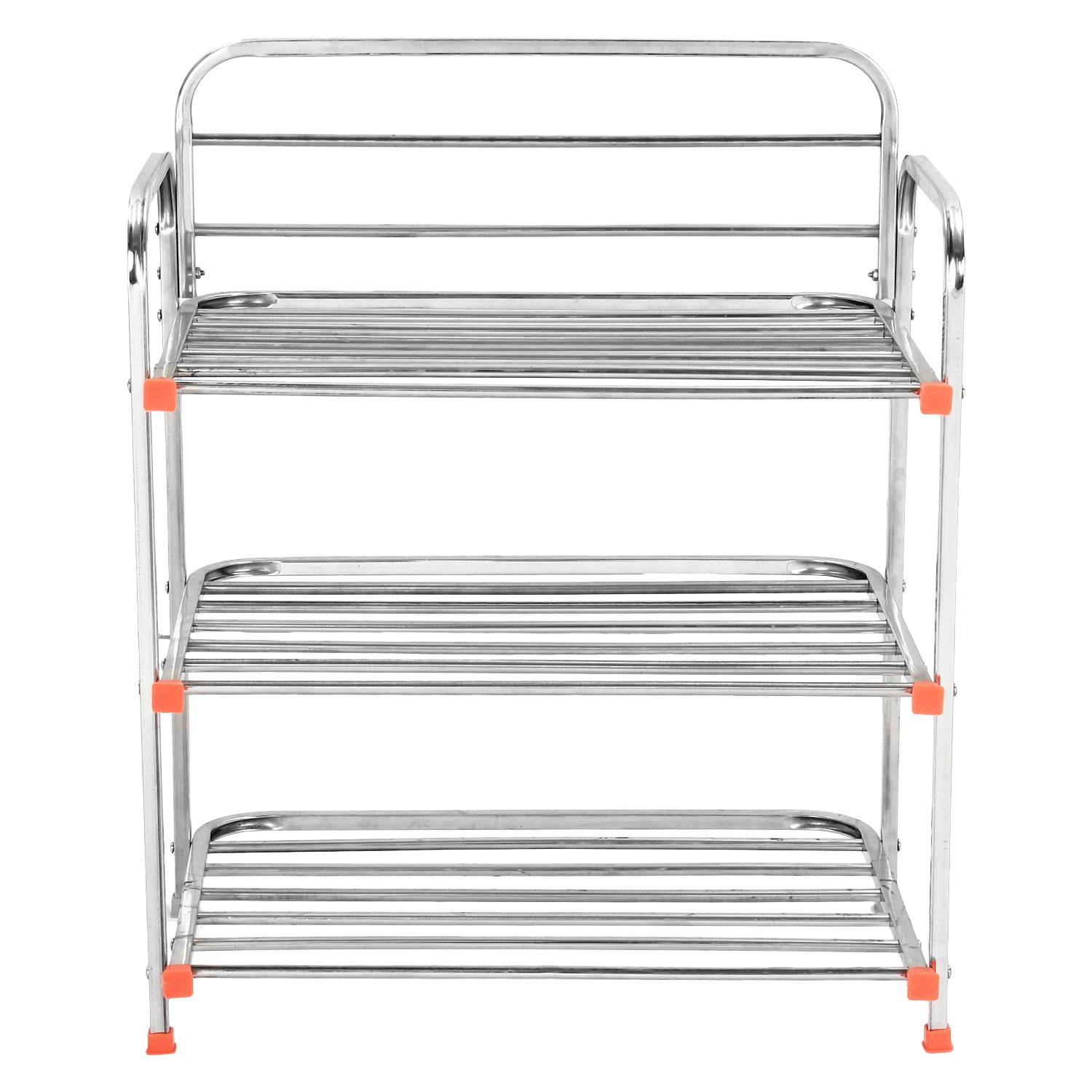 Parasnath 3 Layer Stainless Steel Shoes Stand Rack 