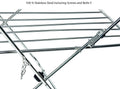 Parasnath Prime Stainless Steel Butterfly Extra Large Foldable Clothes Drying Stand