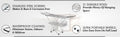Parasnath Prime Stainless Steel Butterfly Extra Large Foldable Clothes Drying Stand