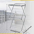 PARASNATH Prime Stainless Steel 12 Rods Extra Large Foldable Cloth Drying Stand 