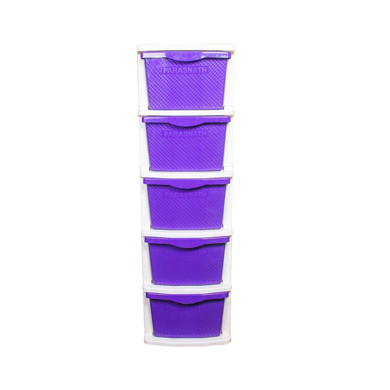 Parasnath Boxo 5 Layer Purple Drawer – Multi-purpose storage with wheels