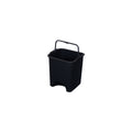 PARASNATH Rattan Design (Brown Colour) Pedal Dustbin 7Litre Modern Light-weight Dustbin for Home and Office Brown Colour - Made In India - Small Size 8 inchX8 inchX11 inch - PARASNATH