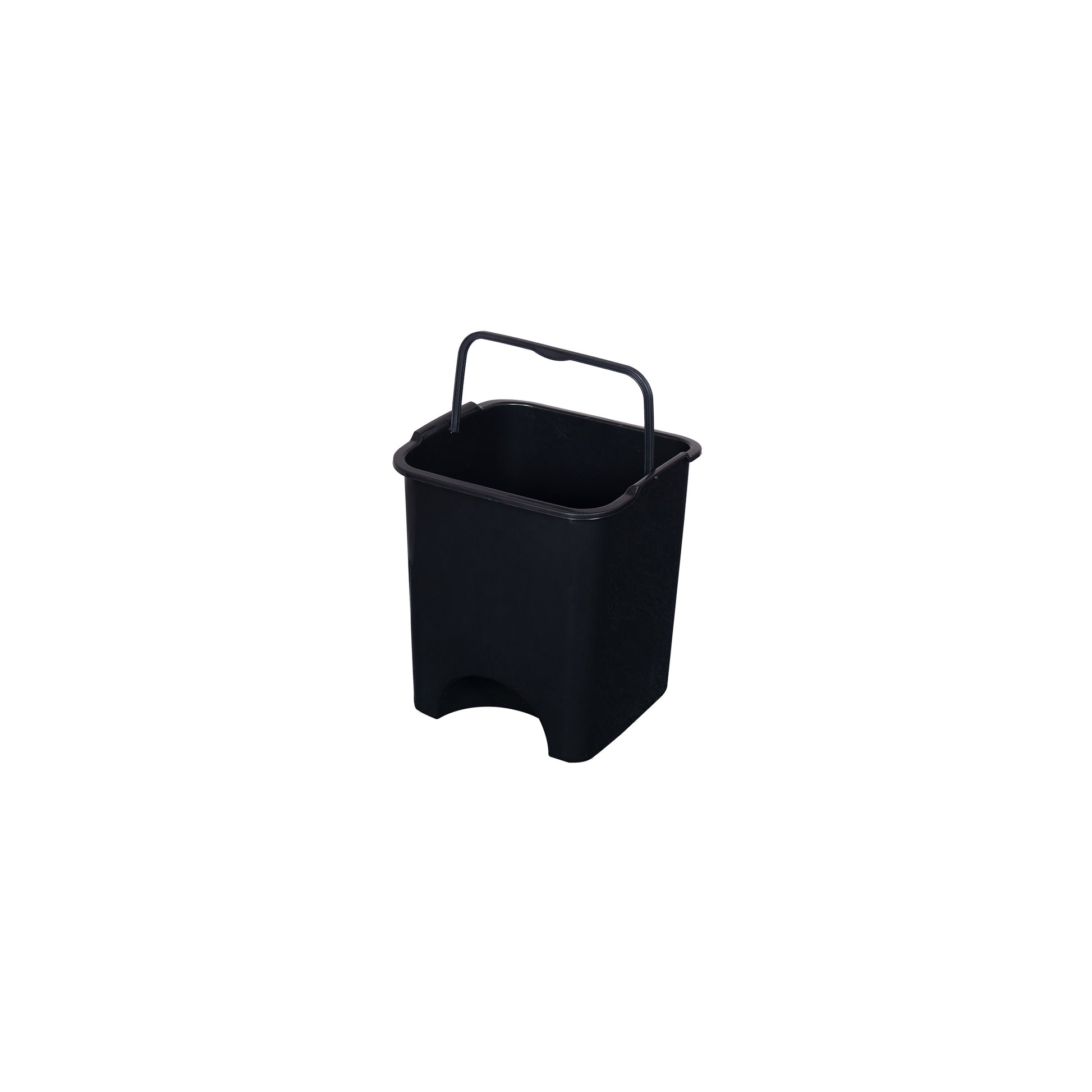 PARASNATH Rattan Design (Brown Colour) Pedal Dustbin 7Litre Modern Light-weight Dustbin for Home and Office Brown Colour - Made In India - Small Size 8 inchX8 inchX11 inch - PARASNATH