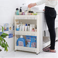 Parasnath 3-Tier Slim Rolling Cart with Wheels for Kitchen, Bathroom