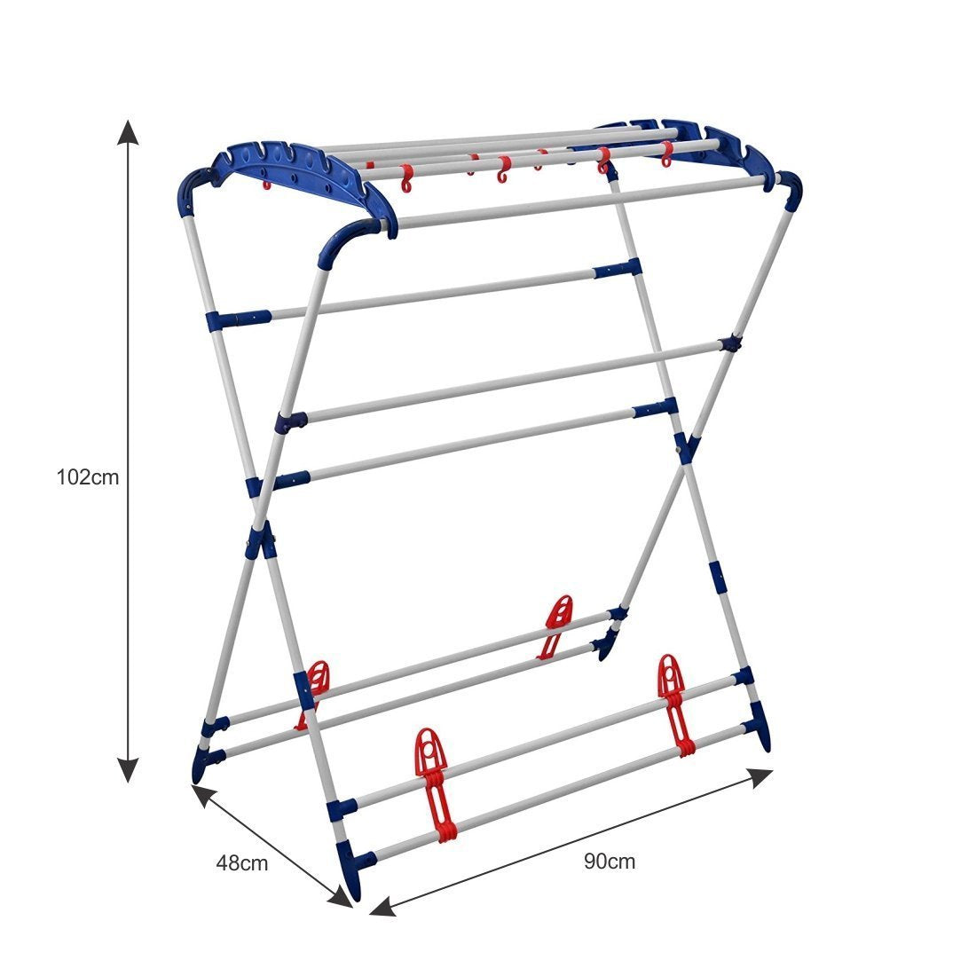 PARASNATH Steel Mini Robot Drying Cloth Stand 