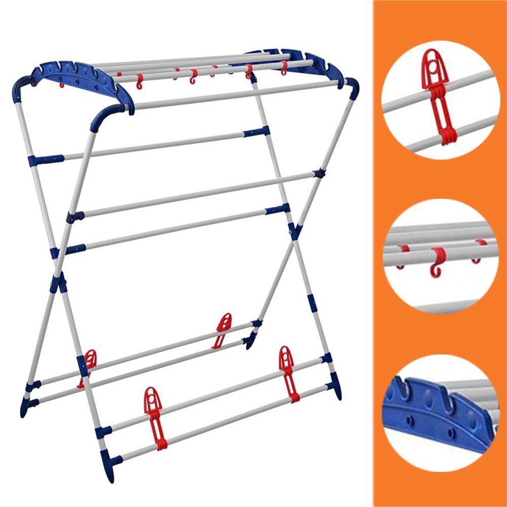 PARASNATH Steel Mini Robot Drying Cloth Stand 