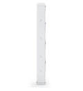 Parasnath Pure White Wall Shoe Rack 3 Shelves Slim Lockable Steel Stand