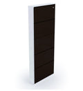 Parasnath BrownWhite Wall Shoe Rack 5 Shelves Shoes Stand