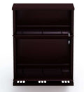 Parasnath Coffee Colour Wall Shoe Rack 2 Shelves Slim Lockable Steel Shoe Stand
