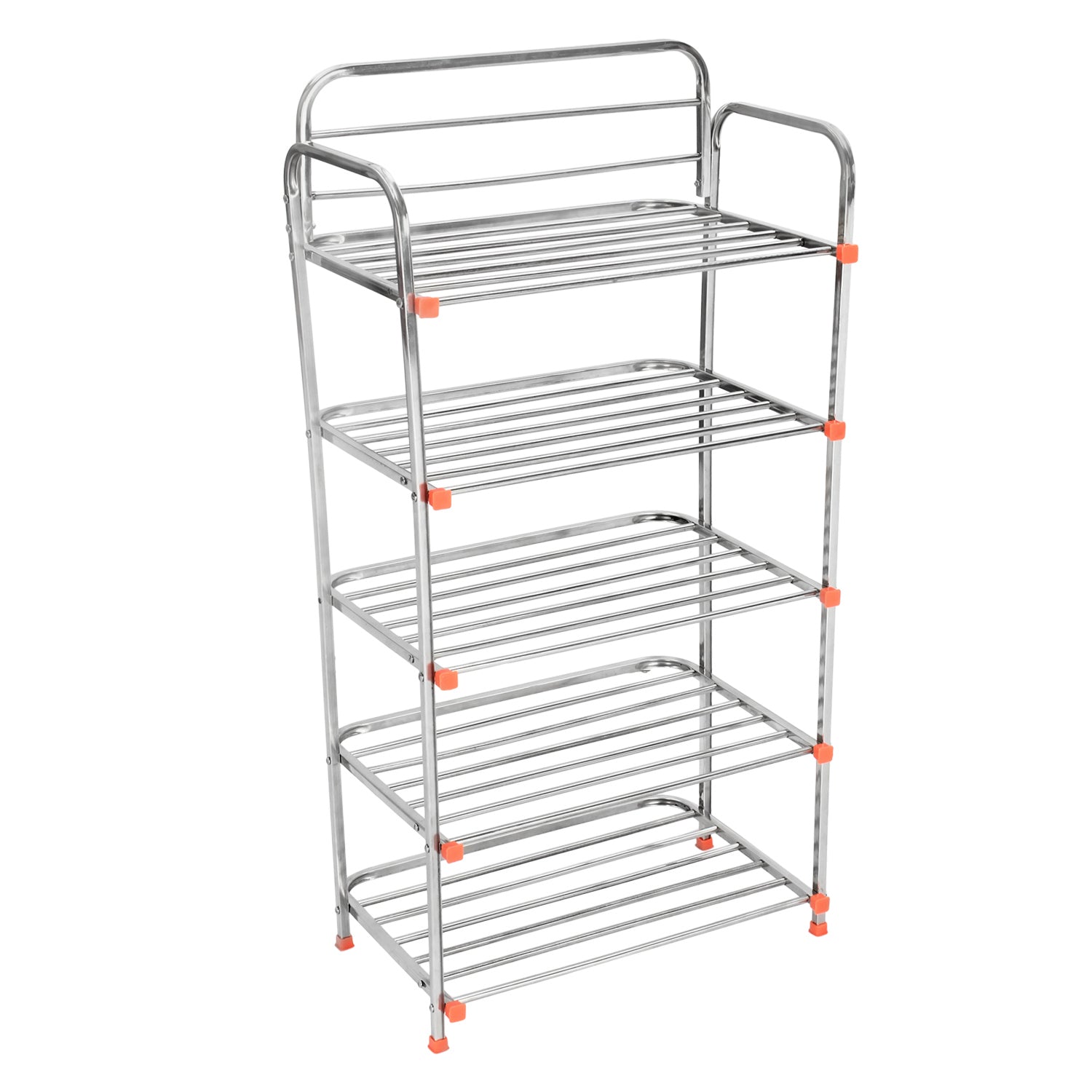 Parasnath 5 Layer Stainless Steel Shoes Stand Rack 