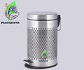 Parasnath stainless steel round pedal dustbin