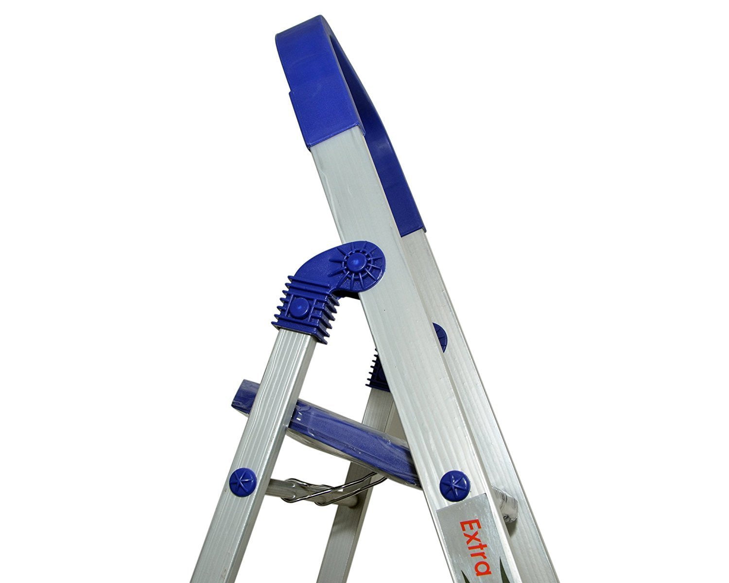 3-Step Parasnath Aluminium Folding Ladder 3.2 Ft with Anti-Skid Wide Steps