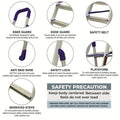 3-Step Parasnath Aluminium Folding Ladder 3.2 Ft with Anti-Skid Wide Steps