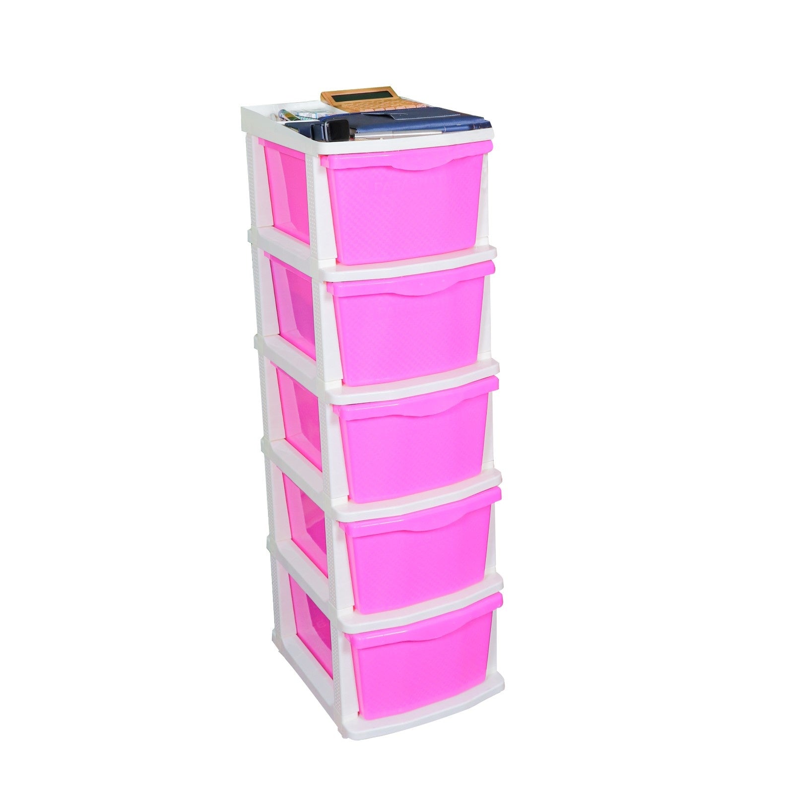 Parasnath Boxo 5 Layer Purple Drawer – Multi-purpose storage with wheels