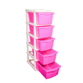 Parasnath Boxo 5 Layer Purple Drawer – Multi-purpose storage with wheels