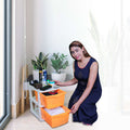 PARASNATH Boxo 2 Layer (Orange) Multi-Purpose Modular Drawer Storage 