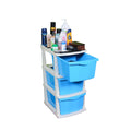 Parasnath Boxo 3 Layer Blue Drawer – Multi-purpose storage with wheels